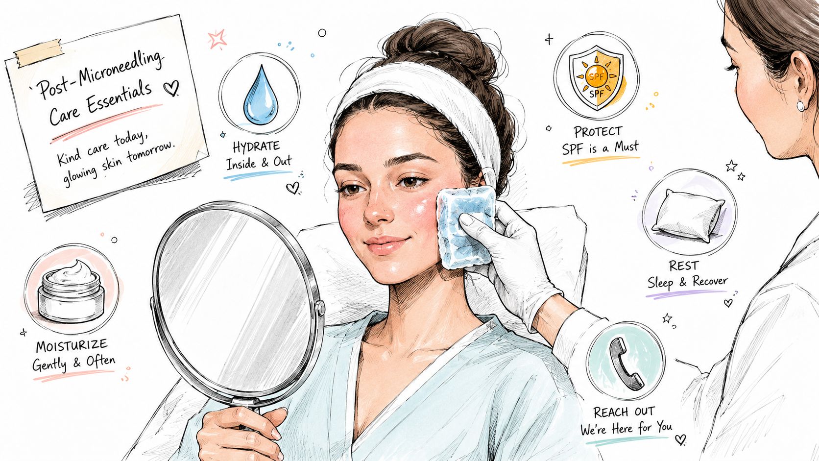 Microneedling Post Care Instructions After Your Treatment