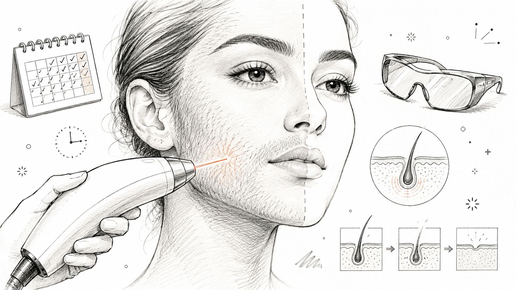 Full Face Laser Hair Removal: What to Expect in Bel Air