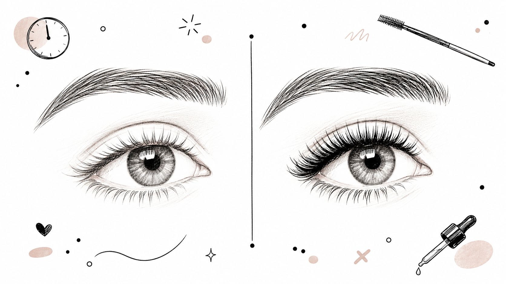 Lash Tinting Before and After: A Bel Air Guide