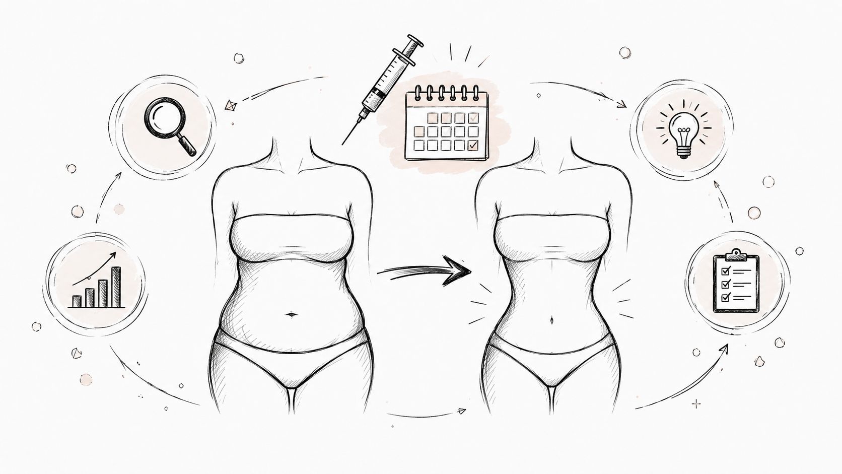 6 Weight Loss Injections Before and After Cases